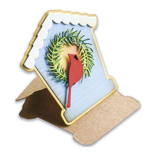 Simon Says Stamp! Poppy Stamps BIRD HOUSE POP UP EASEL SET Craft Dies 2396