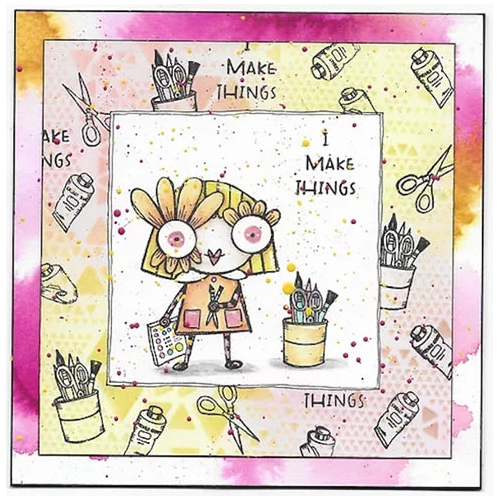 Simon Says Stamp! AALL & Create THE CRAFTER A7 Clear Stamp Set aal00378