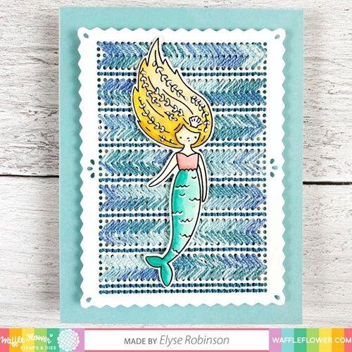 Simon Says Stamp! Waffle Flower STITCHABLE PINKING RECTANGLE Die 310412