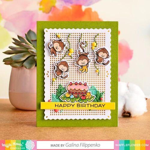 Simon Says Stamp! Waffle Flower STITCHABLE PINKING RECTANGLE Die 310412