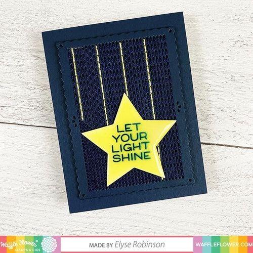 Simon Says Stamp! Waffle Flower STITCHABLE PINKING RECTANGLE Die 310412