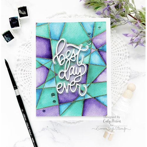 Simon Says Stamp! Simon Says Stamp BEST DAY EVER Wafer Dies sssd112151 | color-code:ALT1