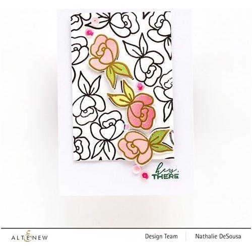 Simon Says Stamp! Altenew MINI DELIGHT PETITE POSY Clear Stamp and Die Bundle ALT4425*