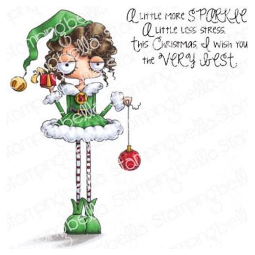 Stamping Bella Cling Stamps ODDBALL GIRL ELF eb1004 – Simon Says Stamp