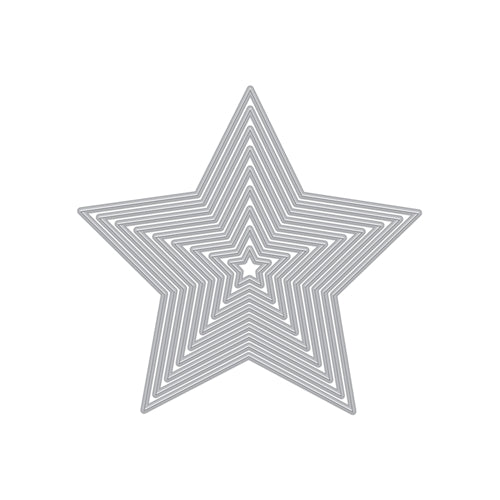 Star Outline Metal Stamp