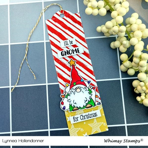 Simon Says Stamp! Whimsy Stamps GNOME FOR THE HOLIDAYS Clear Stamps C1366