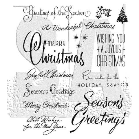 Tim Holtz Cling Rubber Stamps CHRISTMASTIME 3 CMS427 – Simon Says Stamp