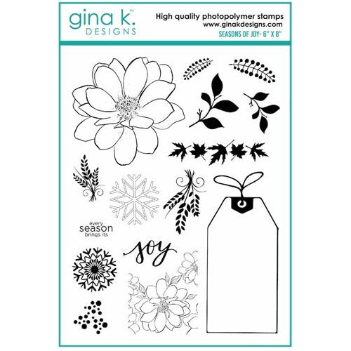 Gina K Designs BLIZZARD Clear Stamps gkd148