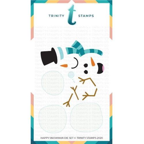 Simon Says Stamp! Trinity Stamps SLIMLINE HAPPY SNOWMAN Die Set tmd048