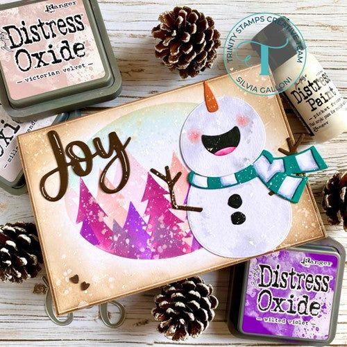 Simon Says Stamp! Trinity Stamps SLIMLINE HAPPY SNOWMAN Die Set tmd048 | color-code:ALT01