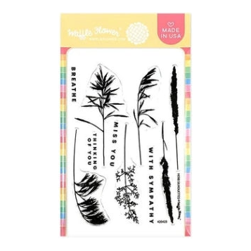 Simon Says Stamp! Waffle Flower HERB SILHOUETTES Clear Stamps 420423*