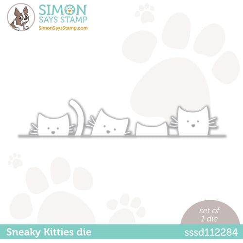 Simon Says Stamp! Simon Says Stamp SNEAKY KITTIES Wafer Die sssd112284