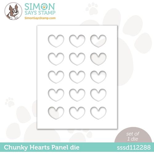 Simon Says Stamp Chunky Hearts Panel Die