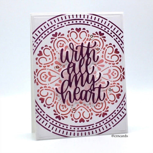 Simon Says Stamp! Simon Says Stamp WITH ALL MY HEART Wafer Dies sssd112291