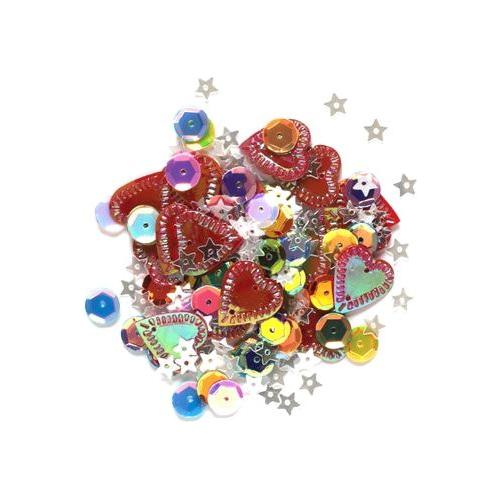 Simon Says Stamp! Simon Says Stamp Sequins Hearts and Confetti bmv1220