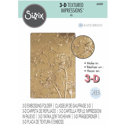 123108 Winter Botanicals Sizzix Textured Impressions Embossing Folders By  Basic Grey