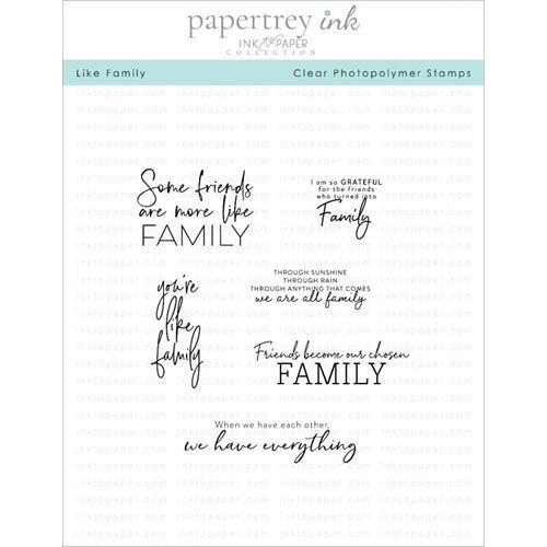 Simon Says Stamp! Ink To Paper LIKE FAMILY Clear Stamps 1238*