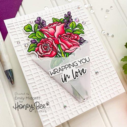 Simon Says Stamp! Honey Bee FLORAL BOUQUET WRAP Die hbdsfbw