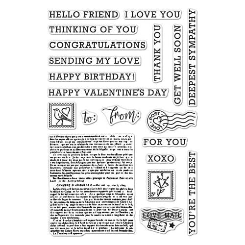 Mu Lifestyle Clear Stamps Month Stamp Set