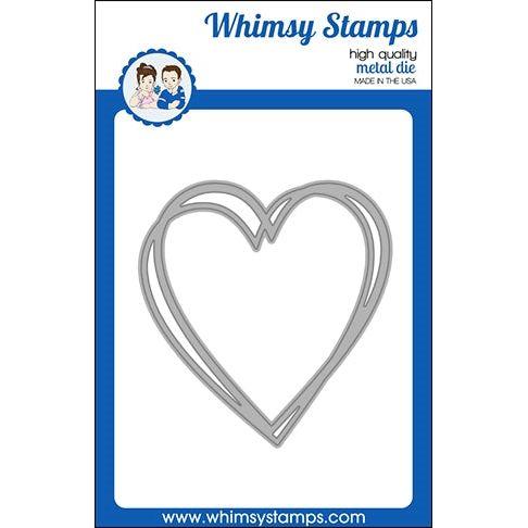 Simon Says Stamp! Whimsy Stamps CONNECTED HEARTS FRAME Die WSD516