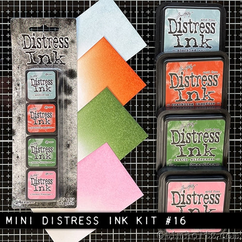 Tim Holtz Mini Distress Ink Pads, Kit 2 - 4 count