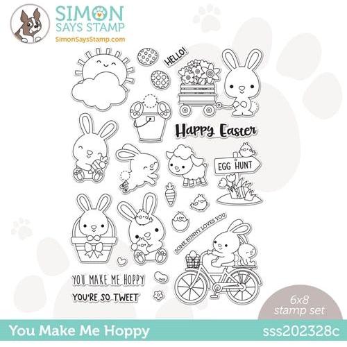 Simon Says Stamp! Simon Says Clear Stamps YOU MAKE ME HOPPY sss202328c