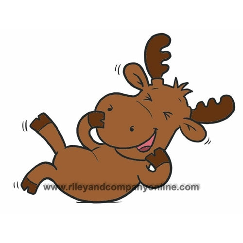 Riley and Company, Riley the Moose, red rubber stamps, Funny Bones