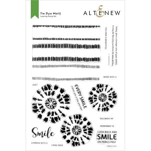 Simon Says Stamp! Altenew TIE DIE MOTIF Clear Stamps ALT6048*