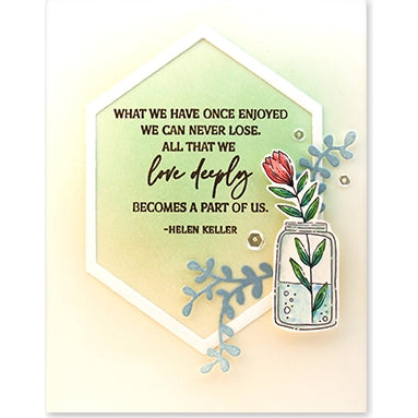 Simon Says Stamp! Penny Black Clear Stamps CONDOLENCES 30 828