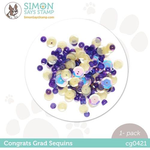 Simon Says Stamp! Simon Says Stamp Sequins CONGRATS GRAD cg0421