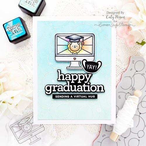 Simon Says Stamp! CZ Design Clear Stamps VIRTUAL GRAD cz369c *