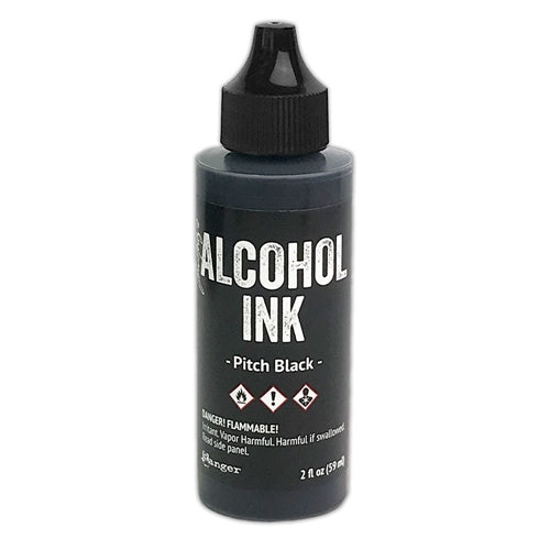 Tim Holtz Alcohol Ink 2oz Pitch Black Ranger tag76230