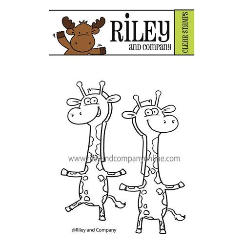 Simon Says Stamp! Riley And Company Dress Up GIRAFFE Clear Stamps dur004