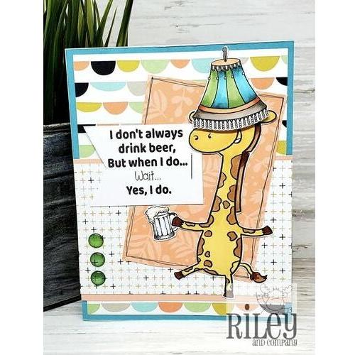 Simon Says Stamp! Riley And Company Dress Up GIRAFFE Clear Stamps dur004