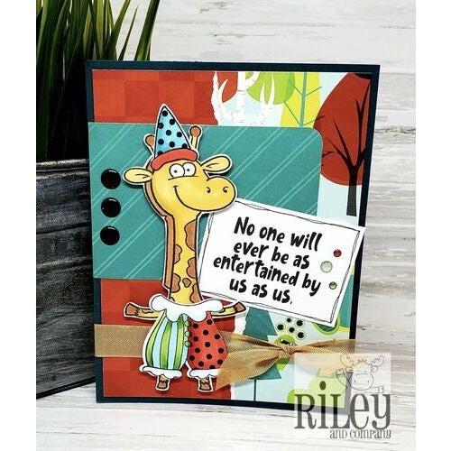 Simon Says Stamp! Riley And Company Dress Up GIRAFFE Clear Stamps dur004