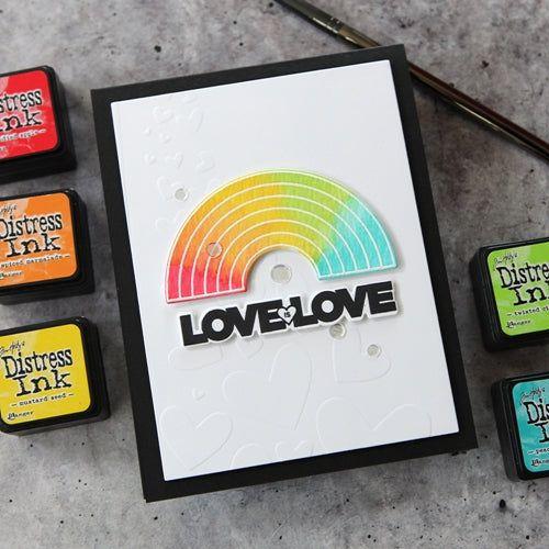 Simon Says Stamp! CZ Design Clear Stamps YOU ARE LOVED cz264c Rainbows | color-code:ALT9