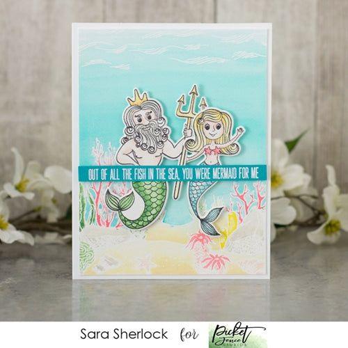 Simon Says Stamp! Picket Fence Studios MORE OF A FISHY LOT Clear Stamps oc121*