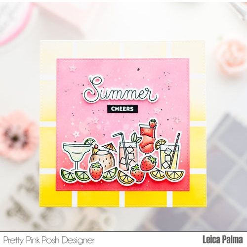 Simon Says Stamp! Pretty Pink Posh GRID Stencil