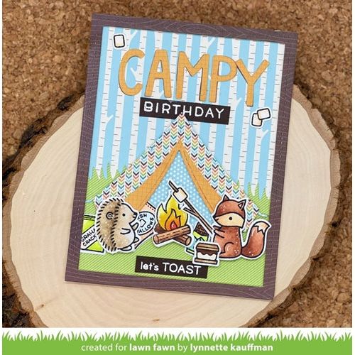 Simon Says Stamp! Lawn Fawn BUILD-A-CAMPSITE Die Cuts lf2610