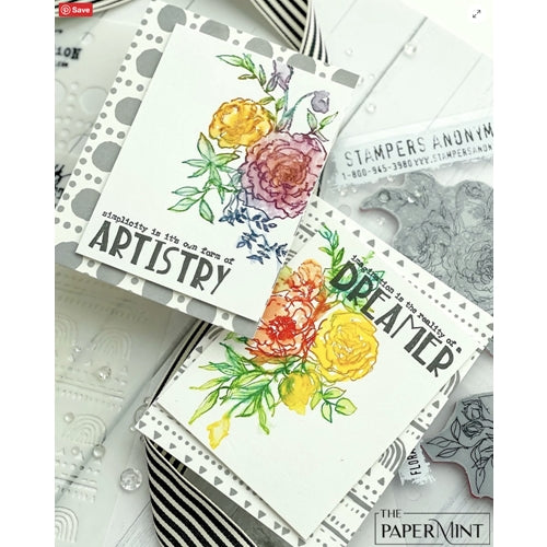 Stampers Anonymous Tim Holtz Layering Stencil - Dotted Line THS155
