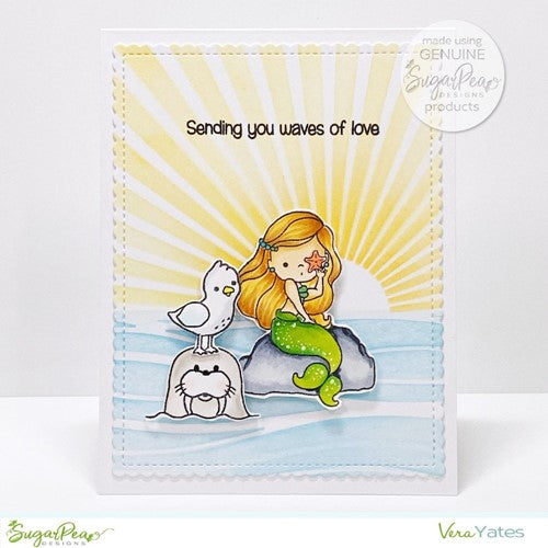 Simon Says Stamp! SugarPea Designs WAVES OF LOVE Clear Stamp Set spd00537* | color-code:ALT04