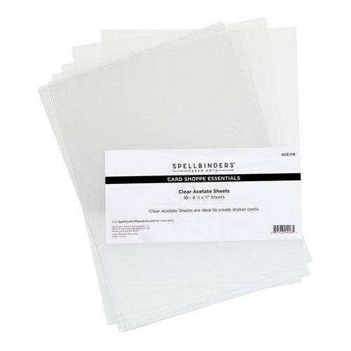 Simon Says Stamp Premium Heat Resistant CLEAR ACETATE SHEETS ssp1001