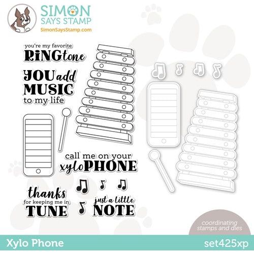 Simon Says Clear Stamps XYLO PHONE sss302333c * – Simon Says Stamp