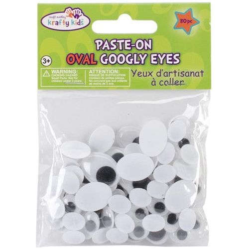 Assorted Sizes Oval Googly Eyes