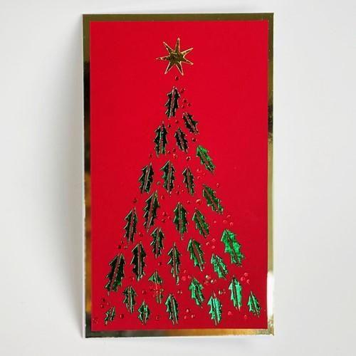 Simon Says Stamp! The Crafter's Workshop HAPPY HOLLY TREE 6x6 Stencil tcw951s*