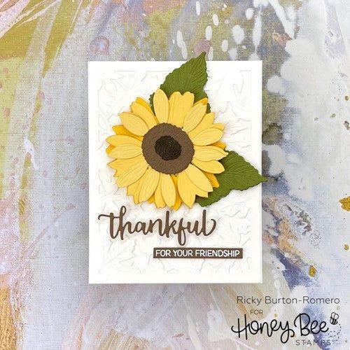 Simon Says Stamp! Honey Bee LOVELY LAYERS SUNFLOWERS Dies hbdsllsfl