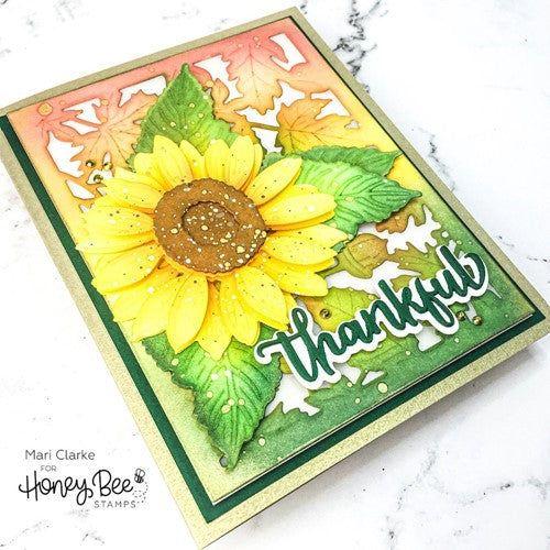 Simon Says Stamp! Honey Bee LOVELY LAYERS SUNFLOWERS Dies hbdsllsfl