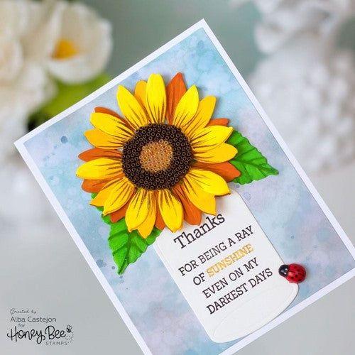 Simon Says Stamp! Honey Bee LOVELY LAYERS SUNFLOWERS Dies hbdsllsfl