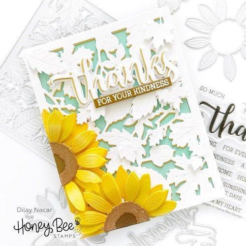 Simon Says Stamp! Honey Bee LOVELY LAYERS SUNFLOWERS Dies hbdsllsfl