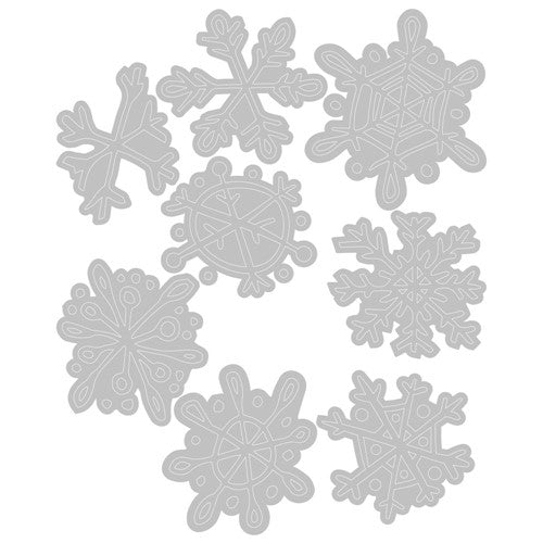 Sizzix - Clear Photopolymer Stamps - Tiny Snowflakes